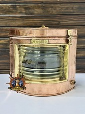 Marine Authentic Lamp – Styrbord Copper Ship Light, Reclaimed Electric Fixture