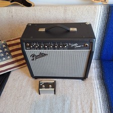 Fender Super Champ X2 15w 1x10 Valve Combo Amp, With Pedal & Cover