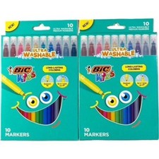 BIC Medium Point Coloring Markers 2 Pack New in Packaging 