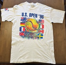 Vintage 1996 US Open Tennis T-Shirt Unknown Size See Measurements in Photos