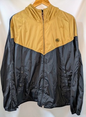 Pretty Green - Colour Block Technical Windbreaker - [gold/schwarz] - Größe LPretty