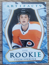 2023-24 UD Artifacts Tyson Foerster Turquoise Blue Rookie 194 Flyers