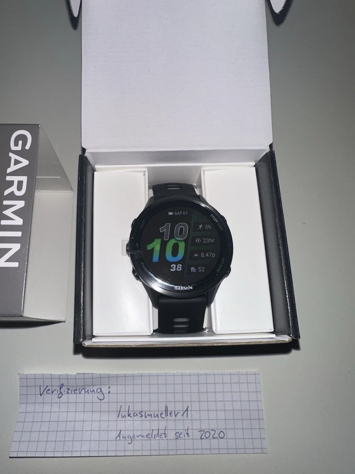 Garmin Forerunner 970 Schwarz/Carbongrau Titan 010-02969-10 Neu&Ovp - Bild 4 von 4