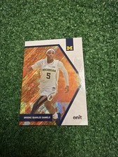 2025-26 Onit Brooke Quarles Daniels Orange Shimmer #B-5 Michigan Wolverines AS1