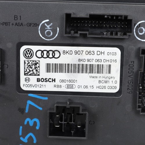 2013-2016 Audi Q5 A4 A5 On Board BCM Body Control Module 8K0907063DH OEM Used - Picture 6 of 6