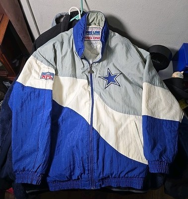VTG 90s NFL Dallas Cowboys Pro Line Apex One Big Star Jacket Men's Size Large