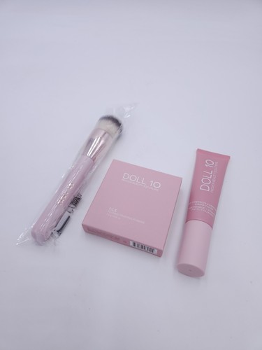 Puppe 10 Kosmetik T.C.E. Finish Foundation 1.5 Liquid Filter Light Brush Set B3