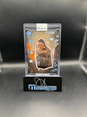 John Rudolph Signed Art Card Zendaya Chani 1/1 Hand Painted Dune