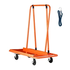Uimoso Drywall Cart Dolly 1800 lbs Capacity Steel Panel Trolley for Plasterboard