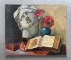 Still Life, Oil On Canvas, Antique Painting, Painting, 20th Century