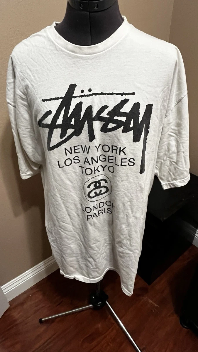 メンズ stussy ALWAYS WORLD TOUR TEE XL tシャツ