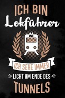 LokfüHrer Notizbuch: 6X9 Zoll 100 Seiten Blanko FüR Arbeit &