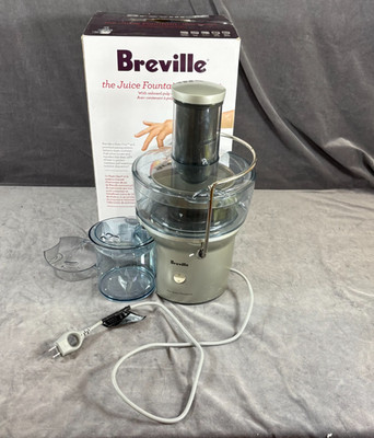 Breville BJE200XL Juice Fountain Compact Centrifugal Juicer 700W Silver