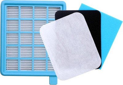 LRFDRESS 4 pcs FC8058 Vacuum Cleaner Filters Replacement for Philips PowerPro