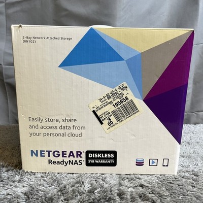 Netgear ReadyNAS RN102 Network Attached Storage NAS Backup Chasis Case