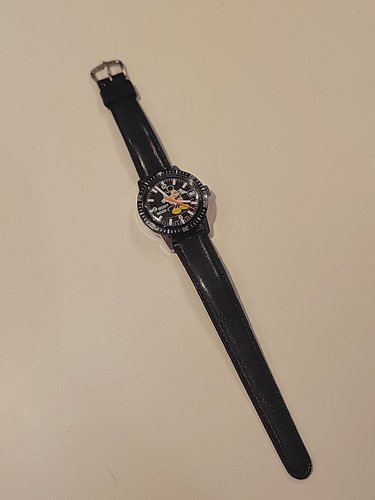 Vintage Mickey Mouse Bradley Wrist Watch Date Display Swiss Made - Works! - Picture 2 of 10