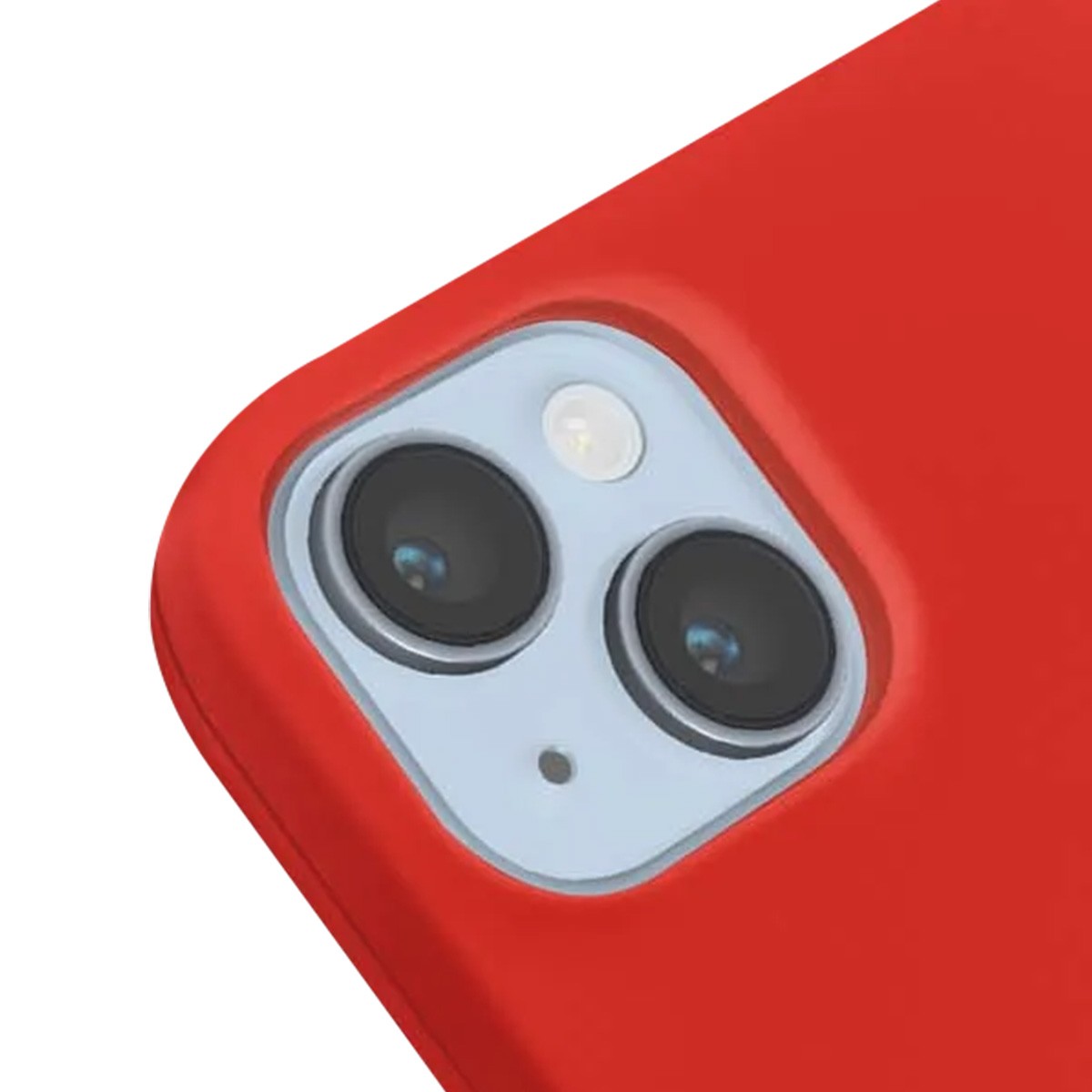 Coque iPhone 14 Plus Jaym en silicone rouge de qualité premium - 2