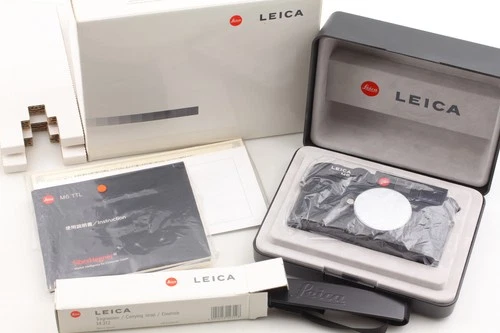 Leica M6 TTL 0.58 Black Rangefinder Film Camera Almost Unused in Box From Japan