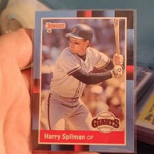 Donruss 1987 Harry Spilman #607 San Francisco Giants MLB Baseball Card