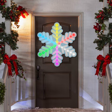 Gemmy Orchestra of Lights 36.22 - inch Color-Changing Freestanding Snowflake LED