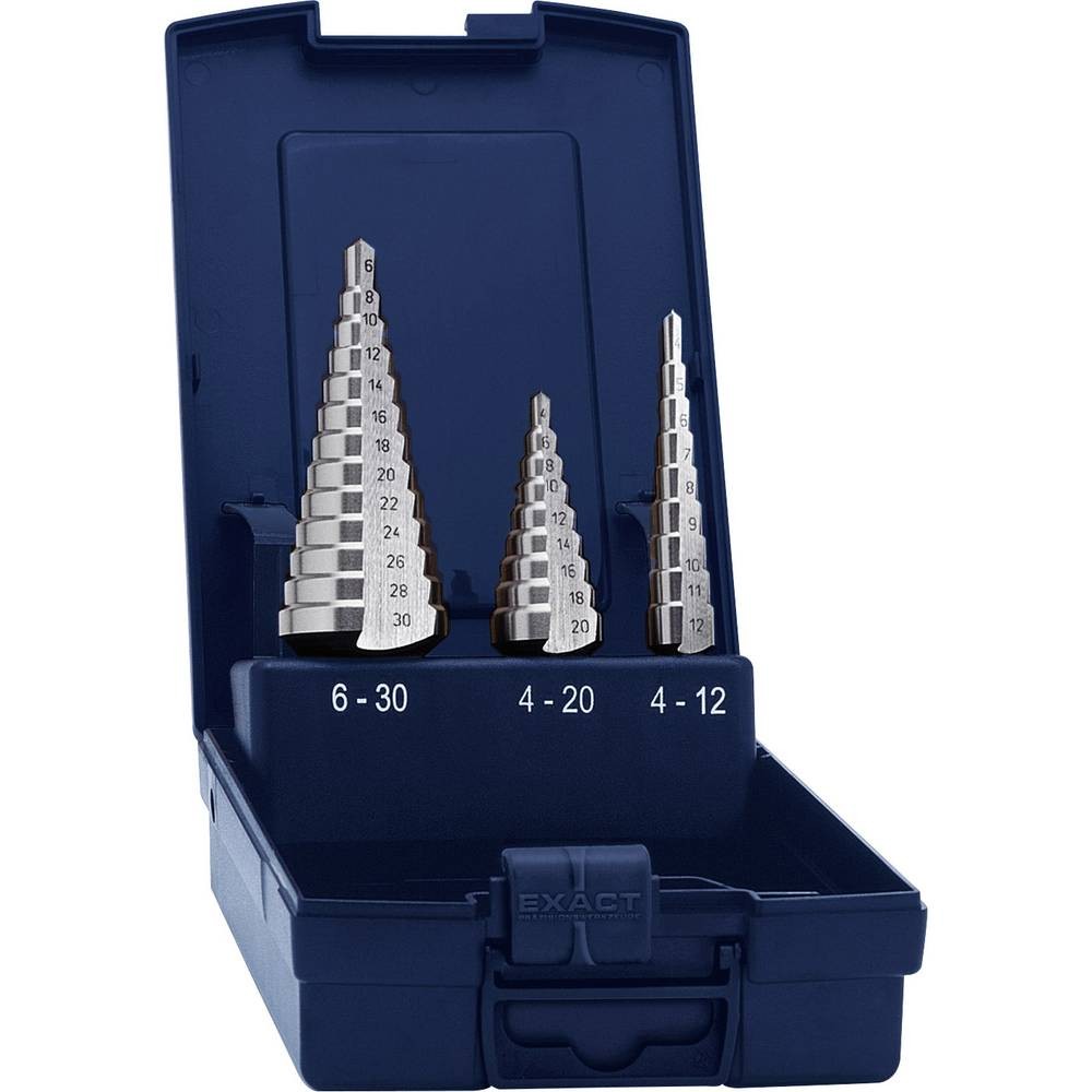 Foret étagé HSS Eventus 4-30mm avec goujure hélicoïdale pour tôles fines