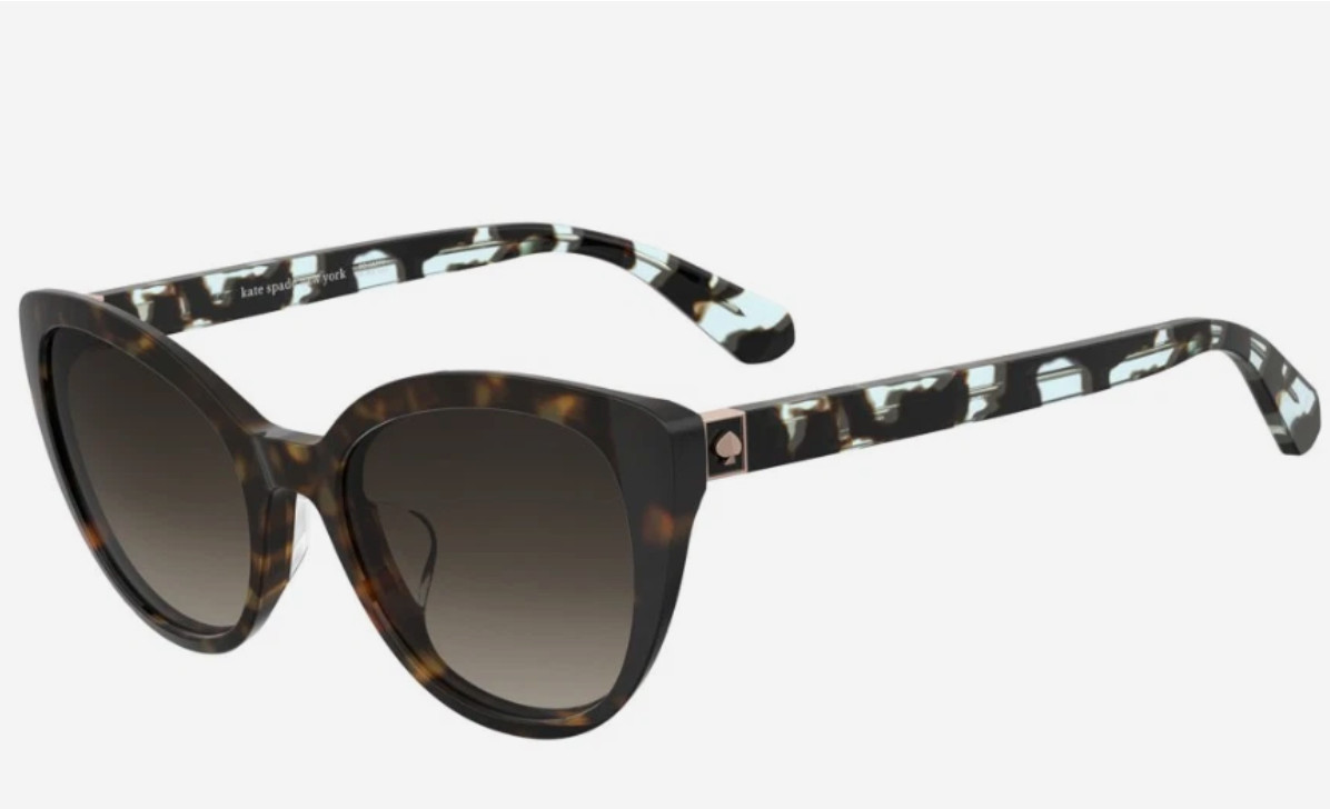 Kate Spade Amberlee/F/S 5Muha Havana Multi Cat-Eye Women's Sunglasses