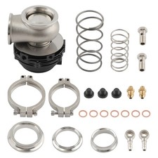 Aluminum Universal 44mm External Turbo V-band Clamp Wastegatedump Ringspring