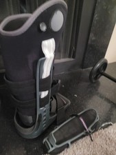 Adjustable Walking Boot Foot/Ankle Brace Black/Gray One Size Stabilization