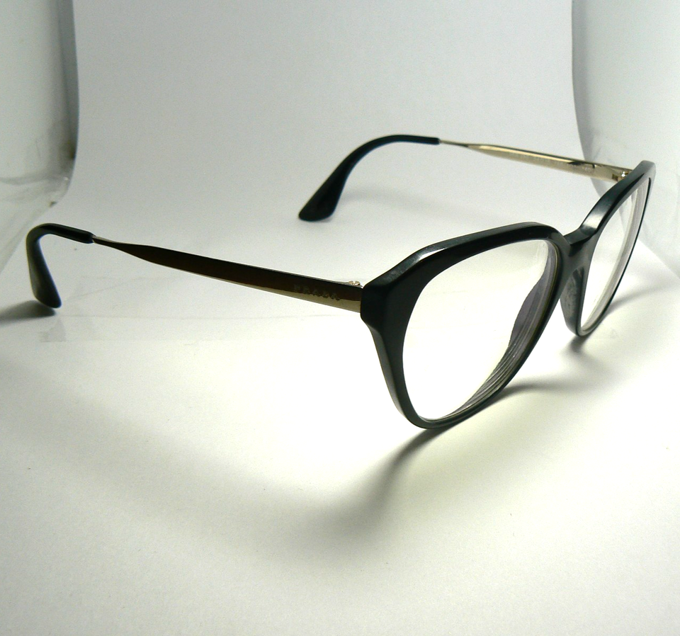 Prada VPR 28S 1AB 1O1 Black Gold Women Eyeglass Frames Only 54 16 140 ...
