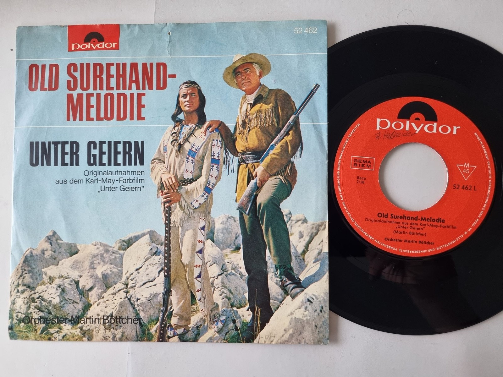 Orchester Martin Böttcher - Old Surehand-Melodie 7'' Vinyl Germany