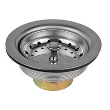  Pack of 1 Kitchen Sink Stainless Steel Drain Assembly With Strainer Basket ...