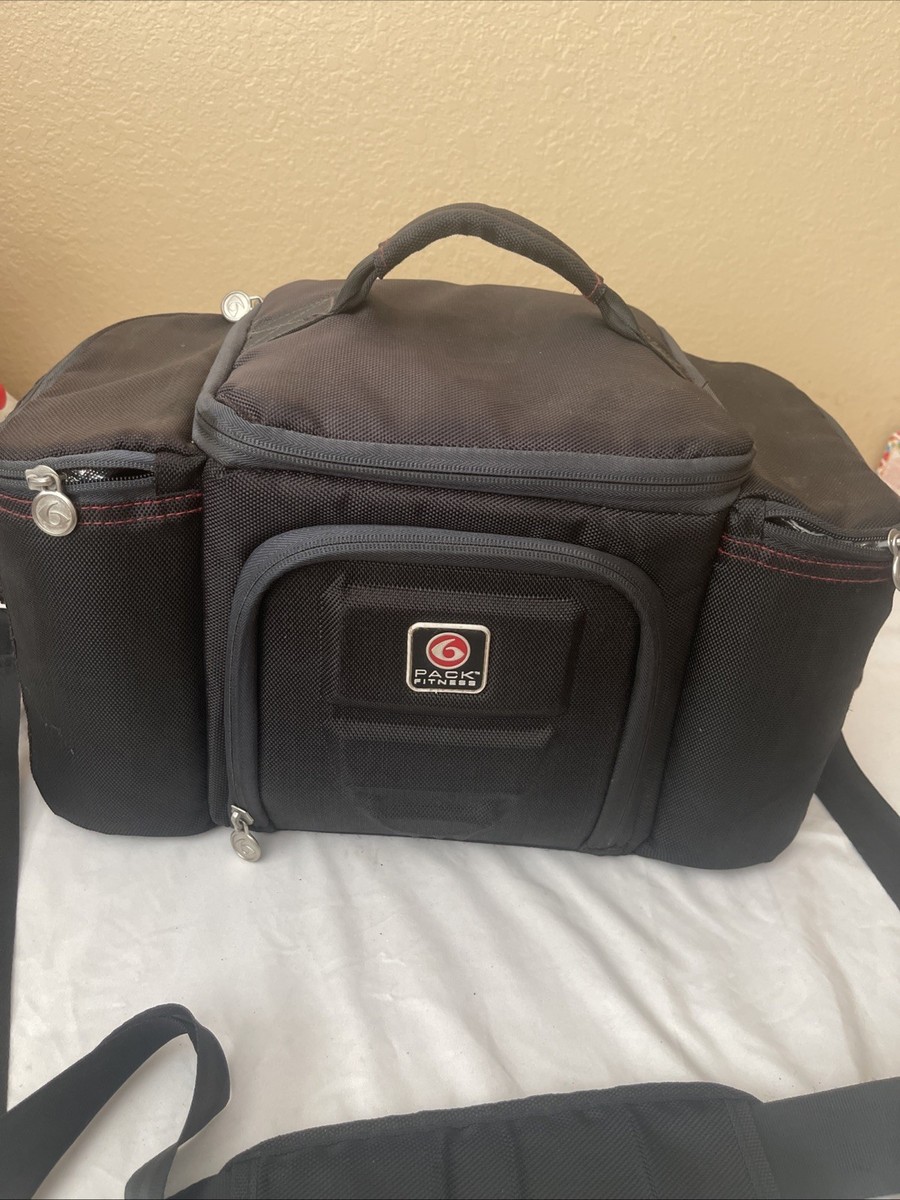 Pack Fitness Innovator 300 Black Meal Prep ManagementTote Lunch Bag Gym,  Black