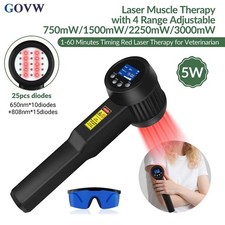 5W High Power Cold Laser Device LLLT 25 Diodes for Chronic Pain Relief 650 808nm