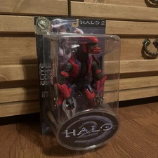 Halo 2 Series 6 Red Multiplayer Elite Purple Stripes Joyride Studios 2005! NEW!