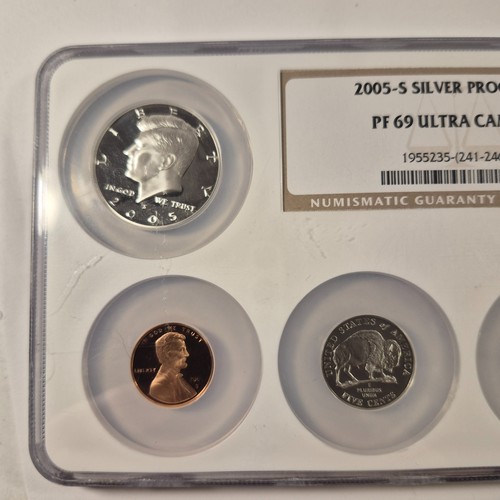 2005-S Silver Proof Set NGC PF69 Ultra Cameo 11 Piece Proof Set - Picture 3 of 4