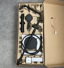 Aqualisa Sierra Thermostatic Dual Outlet Mixer Shower - Matt Black