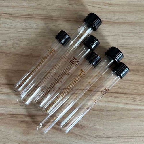 5ml-100ml Round-bottomed Glass Tube High Temperature Scale Cap Sample Container - Picture 1 of 16