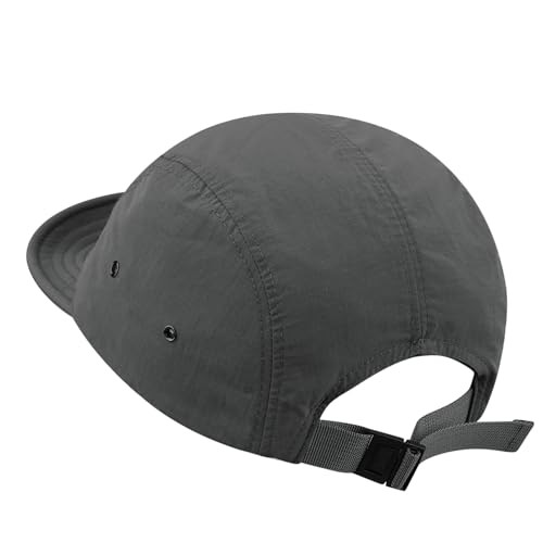 5 Panel Hat for Women Men Waterproof Flat Bill Hats One Size Cdus-ddy1-gray - Bild 6 von 6