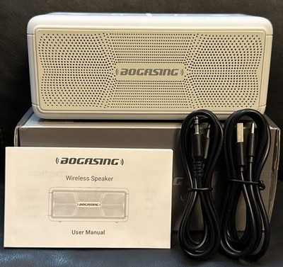 BOGASING Wireless Bluetooth Speakers, M5 Portable w/40W Loud Stereo NEW Open Bx