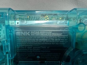 SNK Neo Geo Pocket Color Slim Crystal Blue with IPS Screen Mod + New Shell