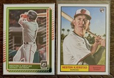 2024 Topps Archives Heston Kjerstad RC Rookie & 2025 Donruss Optic Orioles