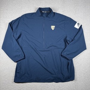 Adidas Thomas County Central High School Jacket Mens XXL Climalite  Blue 1/4 Zip