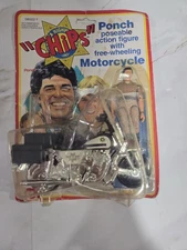 VTH Chips Ponch poseable action figure with free-wheeling  Motorcycle
