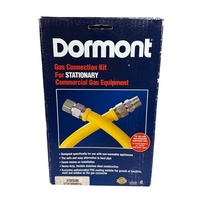 Dormont 1675NPFS48BX 3/4'' x 48'' Stationary Commercial Gas Connection Kit New