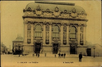 Ak Calais Pas de Calais, Le Theatre - 2999671