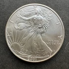2001 USA American Eagle Bullion $1 Liberty Dollar 1oz Troy 999 Fine Silver Coin
