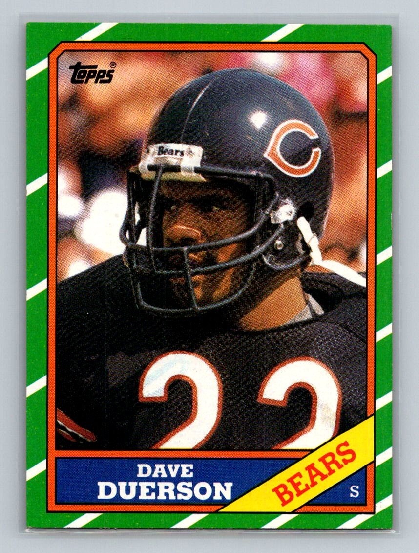 1986 Topps #27 Dave Duerson
