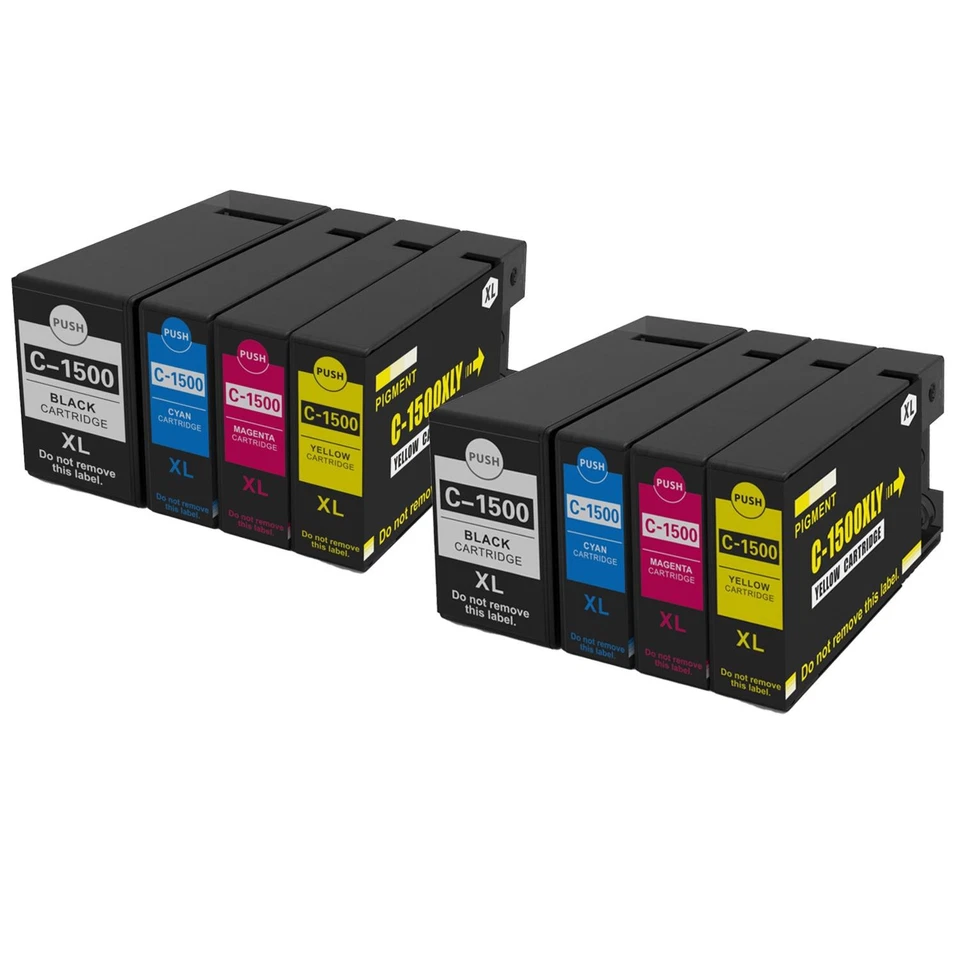 GO INKS 8 Cartouches d'encre d'imprimante (Set) pour Canon MAXIFY MB2050 MB2155 MB2750