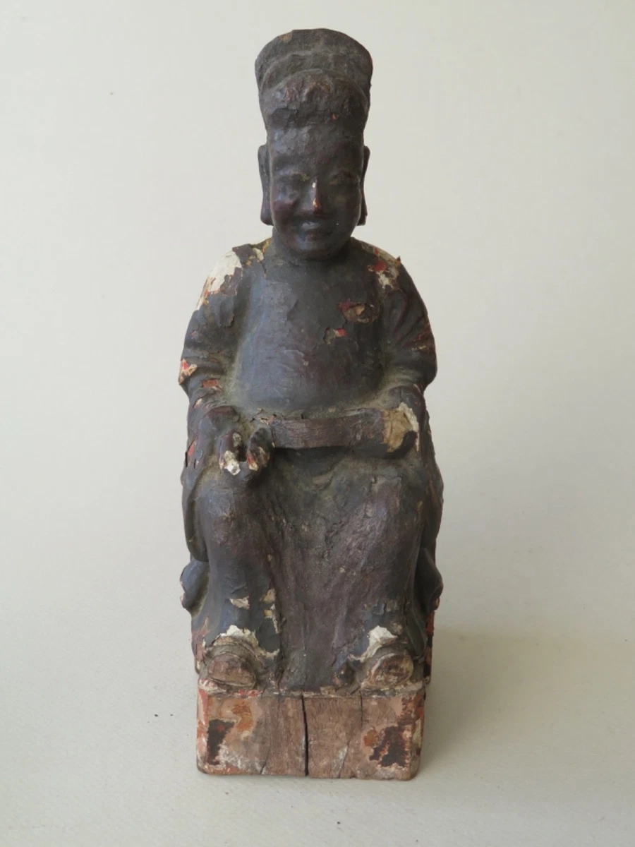 中国风木制明(1368-1644) 中国朝代雕像、雕像| eBay