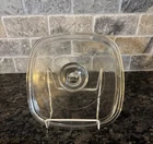 Pyrex A7C Vintage Replacement Clear Glass Lid, 7" Square